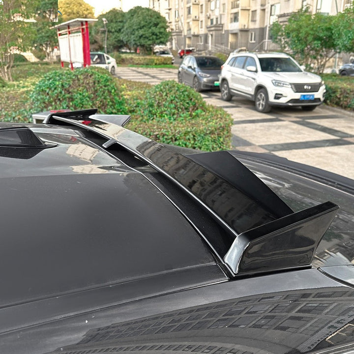 Car Craft Compatible With Bmw X6 G06 M Sport 2019+ Rear Trunk Boot Roof Wing Lip Spoiler Splitter Skirts Zst-935 Gb Glossy Black