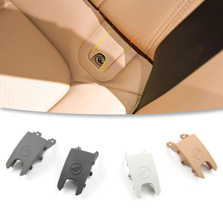 Car Craft Compatible With Porsche Macan 2014-2026 Rear Bracket Child Seat Clip Rear Seat Buckle Isofix Cover 95b8871871e0 Black CC-8938