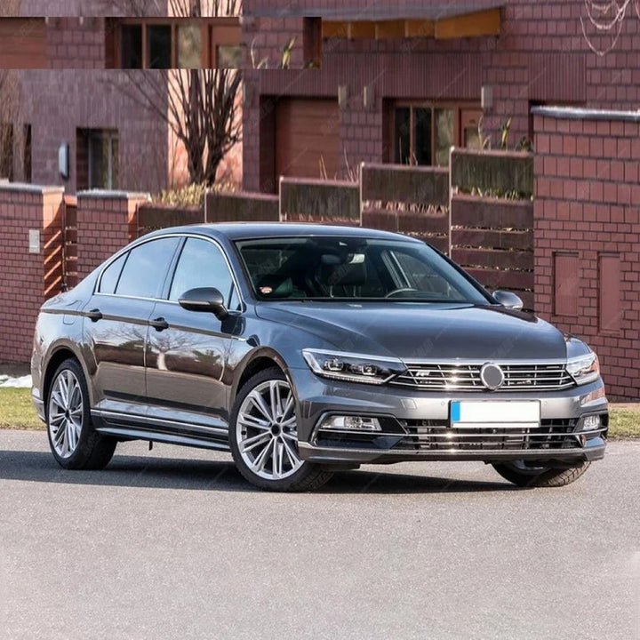 Car Craft Compatible With Vw Volkswagen Passat B8 2016-2019 Upgrade Facelift Convert To B8 R Line Style Front Bumper Bodykit
