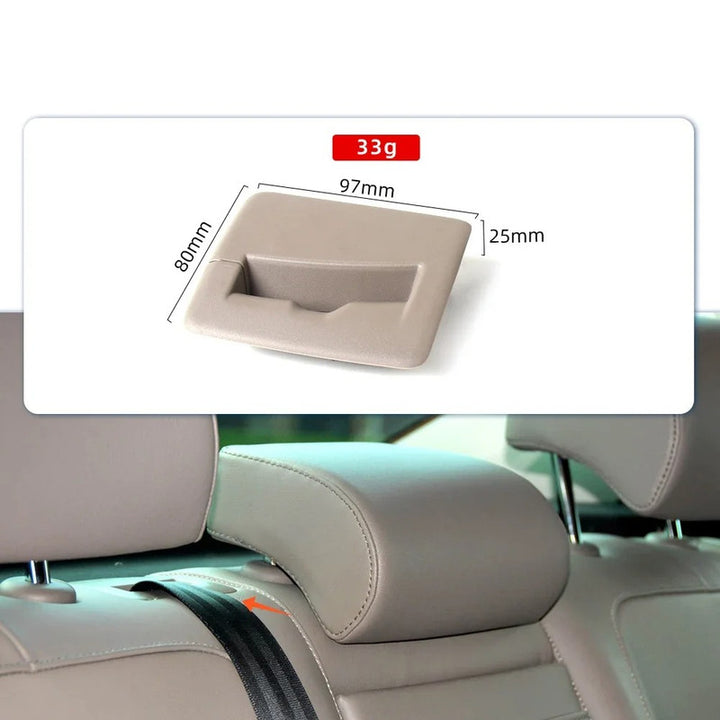 Car Craft Compatible With Volkswagen Passat B6 2005 -2011 B7l 2011 -2016 Cc 2012 -2017 Golf 2010 -2014 Magotan 2012 -2016 Passat 2008 -2016 Rear Seat Belt Guide Trim Cover 3c0857781b9b9 Black CC-8943