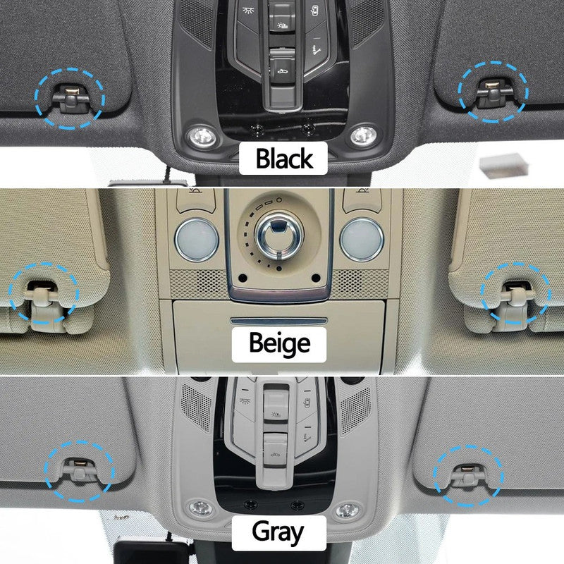 Car Craft Compatible With Audi Q7 2006-2014 Volkswagen Vw Touareg 2011-2018 Porsche Cayenne 2011-2018 Car Sun Shade Visor Fixing Buckle Retainer Sun Visor Support Clip Hook Bracket 4l08595619j0 Black CC-7823