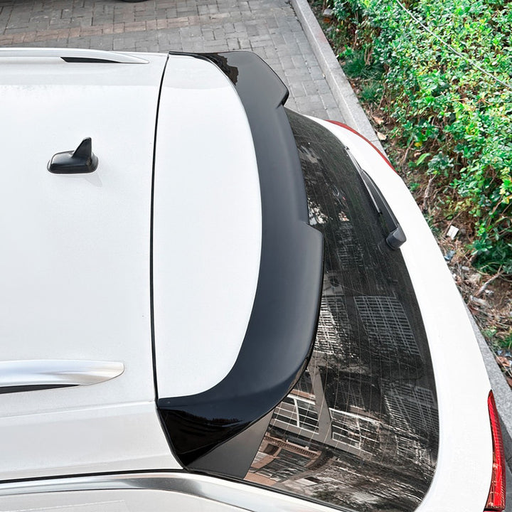 Car Craft Compatible With Volkwagen T Roc 2017+ Rear Trunk Boot Roof Wing Lip Spoiler Splitter Skirts Zst-962 Glossy Black