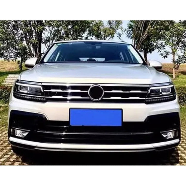 Car Craft Compatible With Vw Volkswagen Tiguan 2016-2019 Upgrade Facelift Convert To R Line Style Front Bumper Bodykit