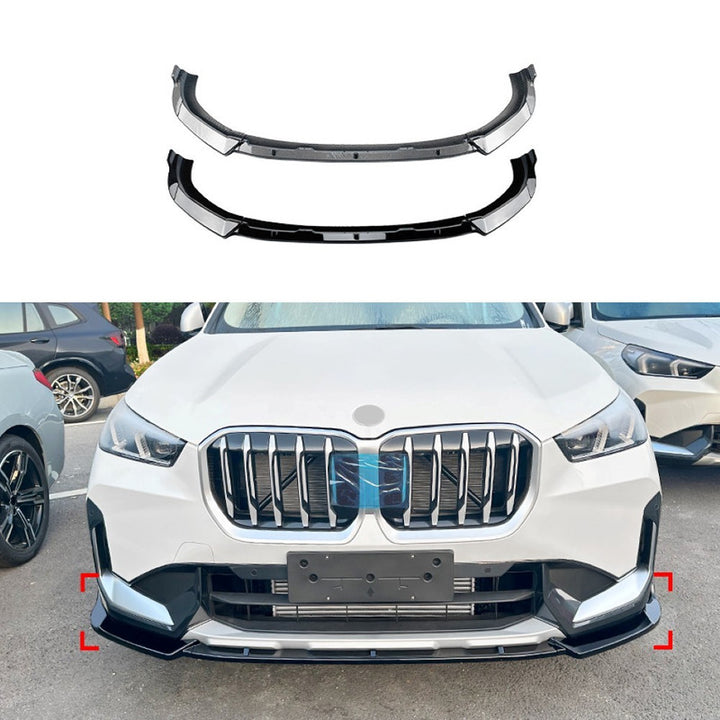 Car Craft Compatible With Bmw X1 U11 2023+ Front Bumper Lip Splitter Skirst Standard Carbon Fiber Look Zst-627 Cf