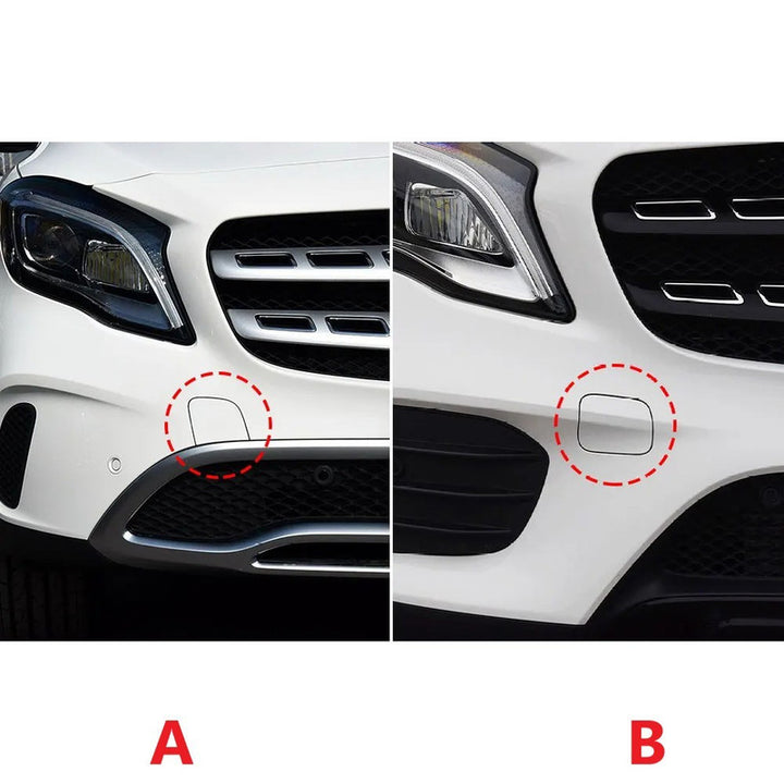 Car Craft Compatible With Mercedes Benz Gla Lci W156 X156 2017-2019 Front Bumper Tow Hook Towing Tochan Trailer Cover 1568854200 A Unpainted - CAR CRAFT INDIA