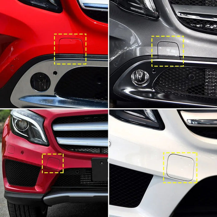 Car Craft Compatible With Mercedes Benz Gla W156 X156 2014-2016 Front Bumper Tow Hook Towing Tochan Trailer Cover 1568850722 A Unpainted - CAR CRAFT INDIA