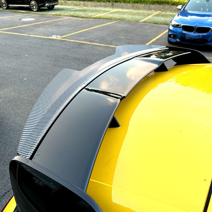 Car Craft Compatible With Mercedes Benz A Class W177 2018+ Amg Hatchback Rear Trunk Boot Roof Wing Lip Spoiler Splitter Skirts Zst-553 Glossy Black