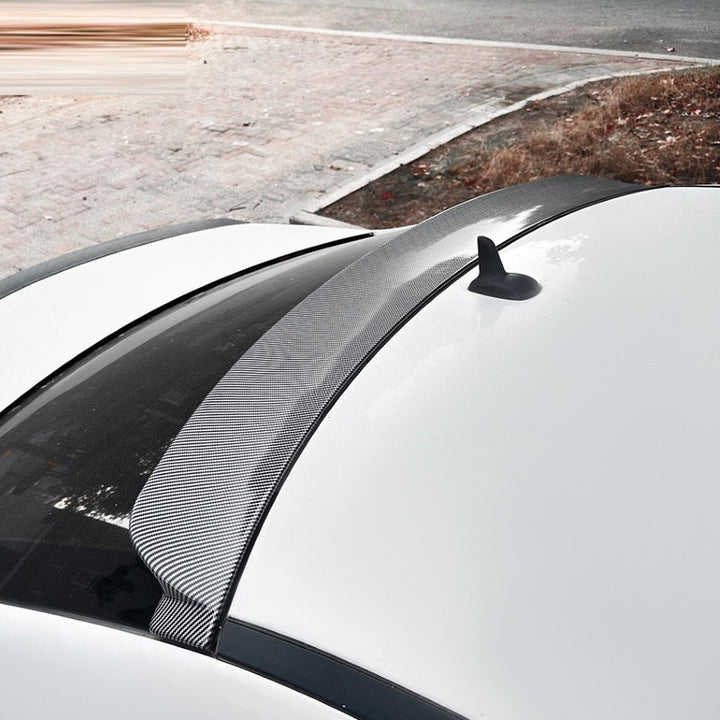 Car Craft Compatible With Mercedes Benz C Class W204 C204 2007-2014 Rear Trunk Boot Roof Wing Lip Spoiler Splitter Skirts Zst-968 Glossy Black