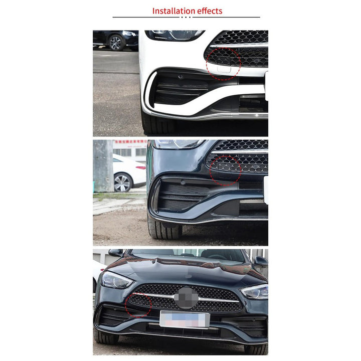Car Craft Compatible With Mercedes Benz C Class W206 2021-2024 Amg Front Bumper Tow Hook Towing Tochan Trailer Cover 2068850402 Unpainted - CAR CRAFT INDIA