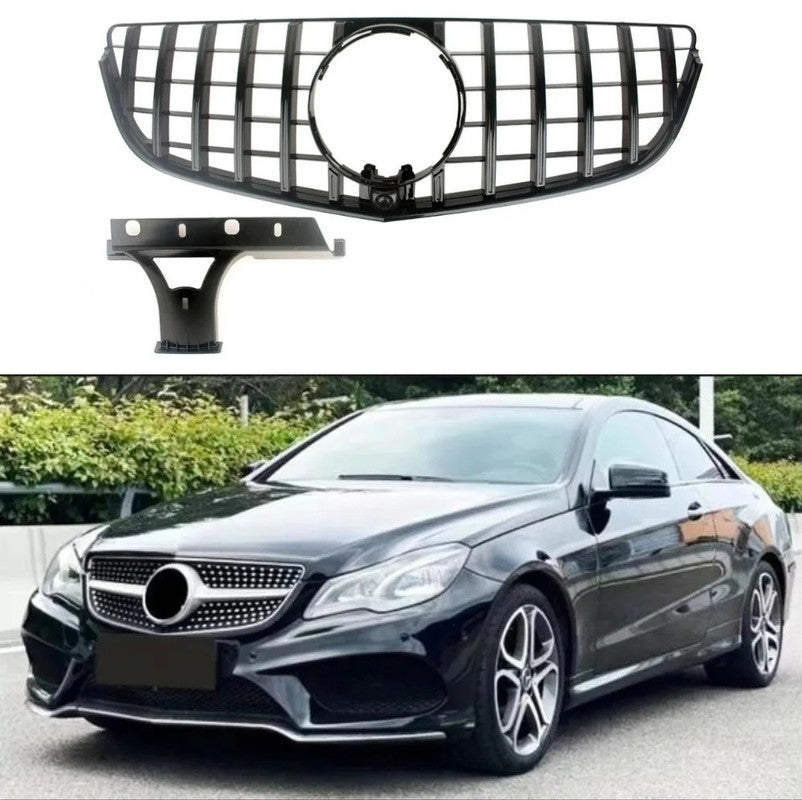 Car Craft Compatible With Mercedes Benz E Class Coupe W207 Lci 2014-2016 Car Front Racing Bumper Show Grille Gtr Black - CAR CRAFT INDIA