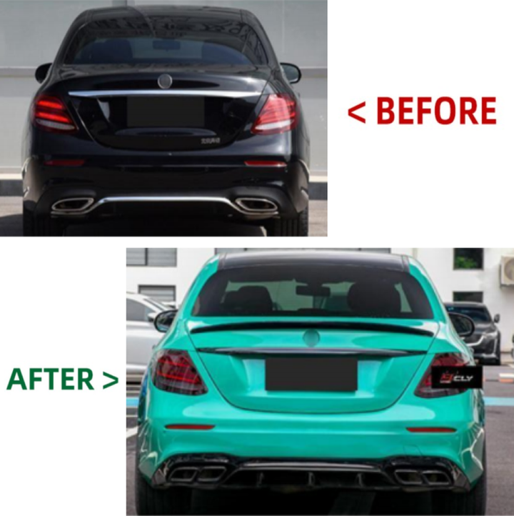 Car Craft Compatible With Mercedes Benz E Class W213 2016-2019 Upgrade Facelift Convert To E63s Amg 1:1 Bodykit Bumper Hood Fender