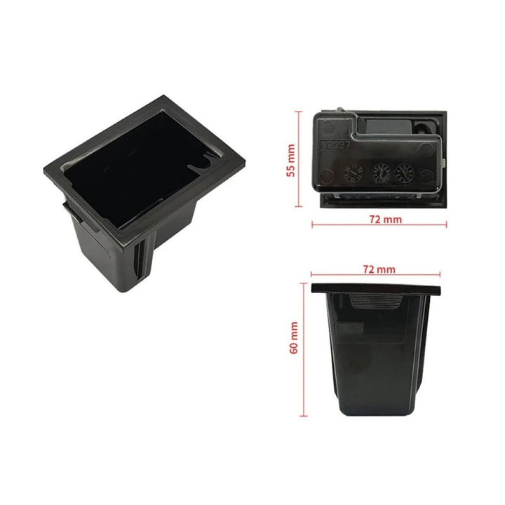 Car Craft Compatible With Mercedes Benz E Class W213 2017-2020 Rear Back Row Ashtray Liner Box Coin Box Storage Box 2138102601 - CAR CRAFT INDIA
