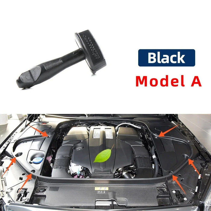 Car Craft Compatible With Mercedes S Class W222 2014-2020 Car Front Engine Cabin Hoods Clip Fixed Buckle Gasket Spiral Spring Gasket 9982395 A