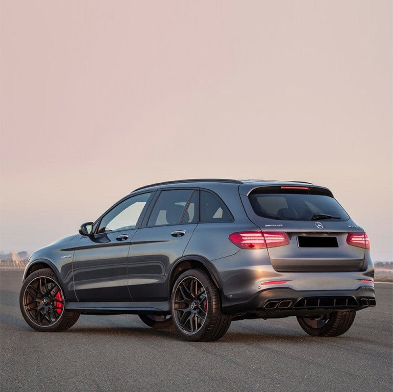 Car Craft Compatible With Mercedes Benz Glc W253 X253 2016-2020 Car Upgrade To Glc63 Amg Bumper Bodykit Front After Lip Diffuser Exhaust Tips Fog Gril Cover