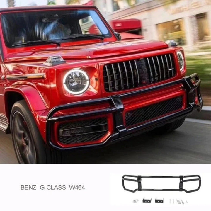 Car Craft Compatible With Mercedes Benz G Class G Wagon W464 G350 G400 G550 G63 G500 2019+ Front Bumper Guard Off-road Protection Bar Crash Barrier