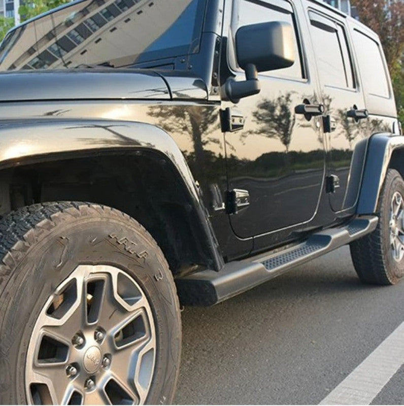 Car Craft Compatible With Jeep Wrangler Jl 4 Door 2007-2017 Car Side Step Running Boards Steel Running Board Nerf Bar Ar-jep-015 Black CC-8565 - CAR CRAFT INDIA