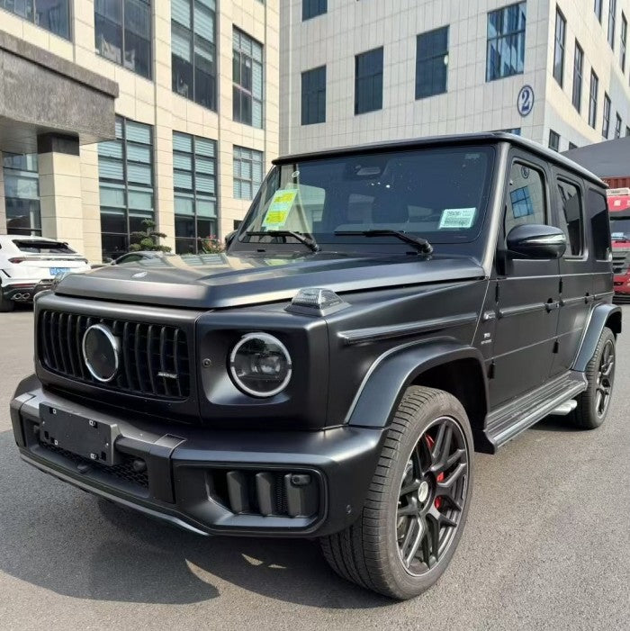 Car Craft Compatible With Mercedes Benz G Class G Wagon W464 G63 2019-2024 G63 G55 Modified Front Fog Lamp Light Grille Frame W465 Style 2