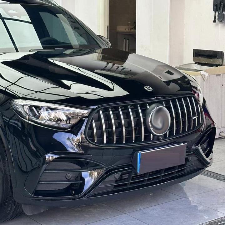 Car Craft Compatible With Mercedes Benz Glc W254 2023-2026 Upgrade Facelift Convert To Glc63 Amg Bodykit Front Bumper Skirt Gril Gc W254-003
