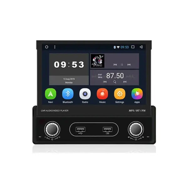 7 Inch Telescopic Machine Android 1 Din Car Stereo Radio Multimedia Auto DVD Player Touch Screen Universal Car