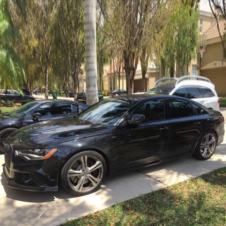 Car Craft Compatible With Audi A6 2016-2018 Upgrade Facelift Convert To Rs6 Bodykit Bumper Grill Fog Gril Trim Skirt Rsu