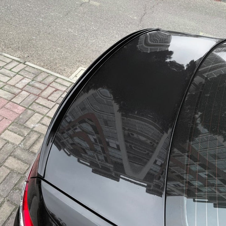 Car Craft Compatible With Audi A6 S6 C8 2018-2025 Rear Trunk Wing Boot Roof Lip Spoiler Zst-1455 Gb Glossy Black - CAR CRAFT INDIA