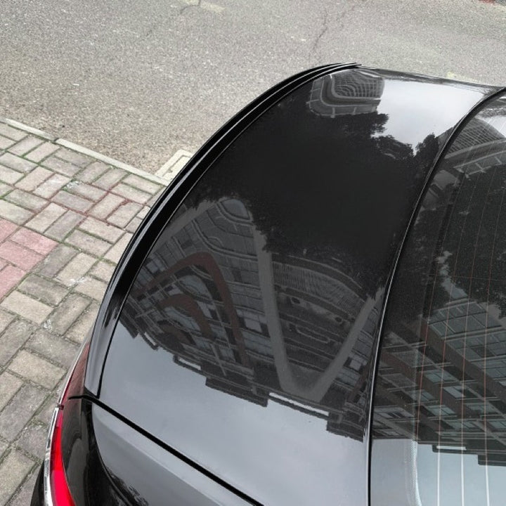 Car Craft Compatible With Audi A6 S6 C8 2018-2025 Rear Trunk Wing Boot Roof Lip Spoiler Zst-1455 Cf Carbon Fiber Look - CAR CRAFT INDIA