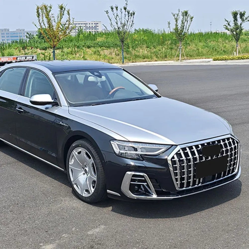 Car Craft Compatible With Audi A8 D4 2010-2017 To 2018+ Horch D5pa Upgrade Facelift Matrix Conversion Bodykit Bumper Hood Trunk Headlight Taillight CC-6318