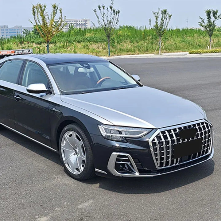 Car Craft Compatible With Audi A8 D4 2010-2017 To 2018+ Horch D5pa Upgrade Facelift Matrix Conversion Bodykit Bumper Hood Trunk Headlight Taillight CC-6318