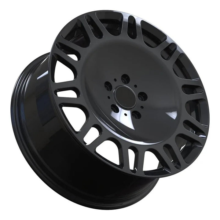 Car Craft Compatible With Mercedes A B C E S W177 W205 W206 W212 W213 W214 W221 W222 W223 W464 W463 W465 Gla W156 W247 Gle Gls W166 W167 Forged Alloy Wheel Macwheel Rim Maybach Style 21 Inch 1pc BLACK - CAR CRAFT INDIA