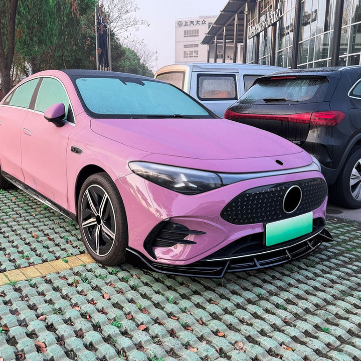Car Craft Compatible With Mercedes Benz Cla C174 C178 2026+ Amg Line Front Bumper Lip  Splitter Skirt Trim Zst-1540 Gb Glossy Black CC-10944