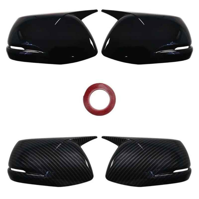 Car Craft Compatible With Honda Crv 2012-2021 Side Rear View Case Wing Cap Shell Housing Mirror Covers 3m Tape Pasting Style Carbon Fiber Look CC-11537