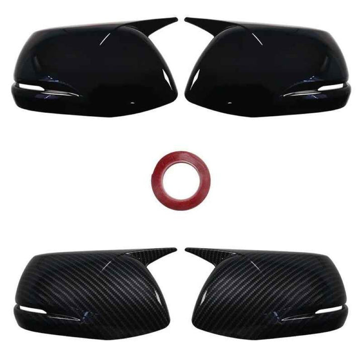 Car Craft Compatible With Honda Crv 2012-2021 Side Rear View Case Wing Cap Shell Housing Mirror Covers 3m Tape Pasting Style Carbon Fiber Look CC-11537