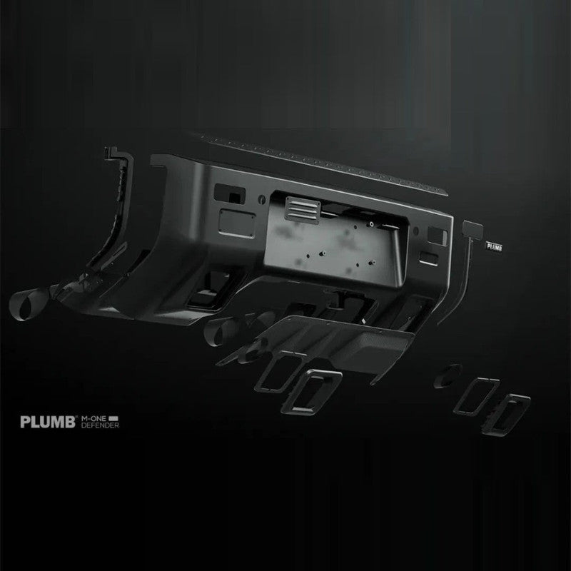 Car Craft Compatible With Land Range Rover Defender 90 110 130 L663 2020-2026 Plumb M One Series Dark Special Edition Rear Bumper Kit Plumb-029