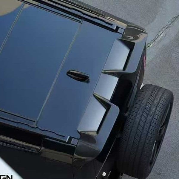 Car Craft Compatible With Land Range Rover Defender 90 110 130 2020-2026 L663 Rear Trunk Roof Wing Spoiler Lip Splitter Rock Style Kt Design Carbon Fiber  Look - CAR CRAFT INDIA