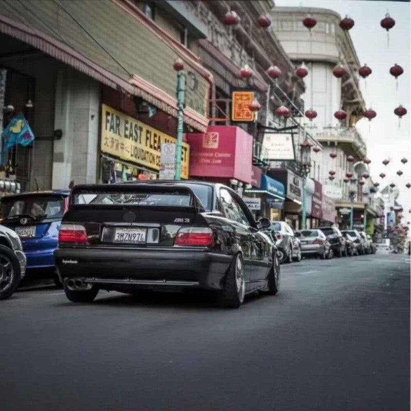 Car Craft Compatible With Bmw 3 Series E36 1990-1998 Upgrade Facelift Convert To E36 M3 M Sport Bodykit Front Rear Bumper Diffuser Side Skirt Grill CC-9658