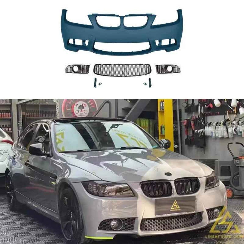 Car Craft Compatible With Bmw 3 Series E90 Lci 2009-2012 Front Bumper Upgrade Convert To M Sport M3 Bodykit Bumper - CAR CRAFT INDIA