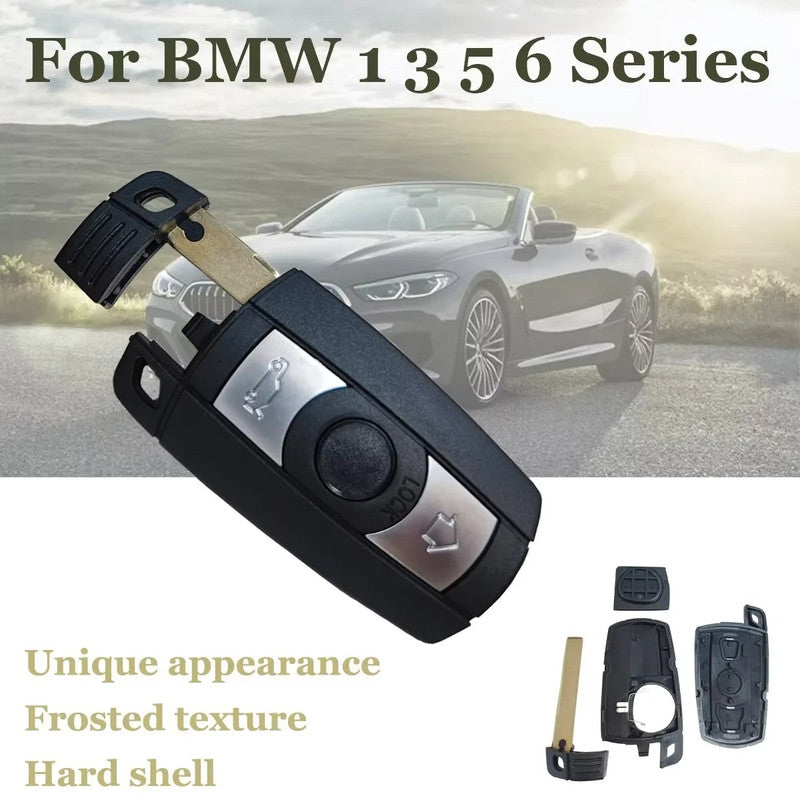 Car Craft Compatible With Bmw 1 3 5 6 7 X1 X3 X5 X6 Z4 E60 E90 E70 E71 E89 E84 E83 E63 E92 Car Key Cover Shell With Blade Without Battery Holder Bm-ks-21g