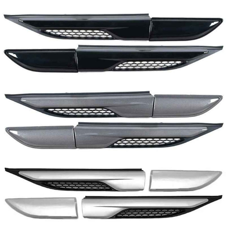 Car Craft Compatible With Land Rover Range Rover Evoque 2012-2018 Fender Side Air Vent Outlet Cover Trim Decorative Left Big Black - CAR CRAFT INDIA