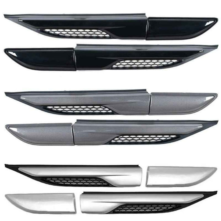 Car Craft Compatible With Land Rover Range Rover Evoque 2012-2018 Fender Side Air Vent Outlet Cover Trim Decorative Left Small Black - CAR CRAFT INDIA