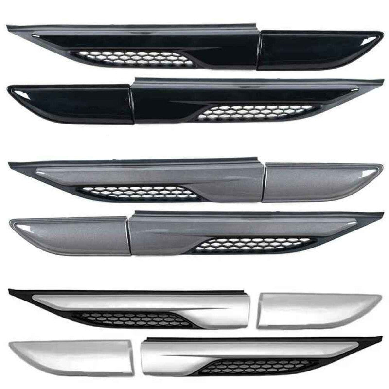 Car Craft Compatible With Land Rover Range Rover Evoque 2012-2018 Fender Side Air Vent Outlet Cover Trim Decorative Left Big Gray - CAR CRAFT INDIA