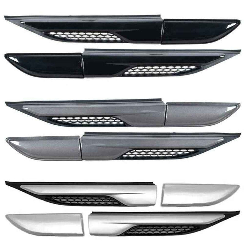 Car Craft Compatible With Land Rover Range Rover Evoque 2012-2018 Fender Side Air Vent Outlet Cover Trim Decorative Right Big Gray - CAR CRAFT INDIA