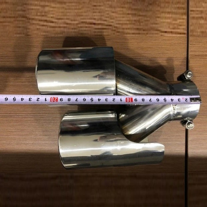 Car Craft Compatible With Jaguar Xf Xfr 2011-2016 Rear Bumper Exhasut Tailpipe Tip Pipe Muffer Chrome