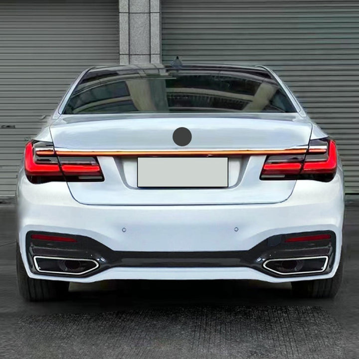 Car Craft Compatible With Bmw 7 Series F01 F02 2009-2014 Upgrade Facelift Convert To G12 Lci 2019-2024 M Sport Kit Bumper Grill Headlight Taillight Trunk Fender Spoiler Bodykit No Cut
