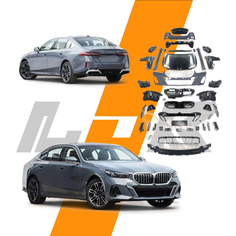Car Craft Compatible With Bmw 5 Series F10 2014-2017 Lci Upgrade Facelift Convert To 5 Series G60 G68 2024 M Tech M5 Bodykit Headlight Taillight Hood Bumper Glass Fender CC-5650 - CAR CRAFT INDIA