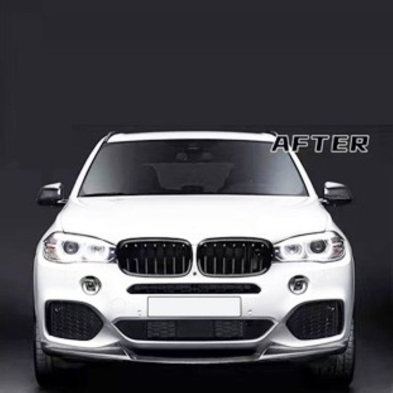 Car Craft Compatible With Bmw X5 F15 2014-2018 M Tech Bumper Bodykit M Performance M Tech Mt Bodykit Body Kit Front Lip Splitter Skirt Side Skirt Rear Afte Rlip Diffuser Trim Gc F15 012