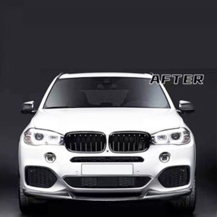Car Craft Compatible With Bmw X5 F15 2014-2018 M Tech Bumper Bodykit M Performance M Tech Mt Bodykit Body Kit Front Lip Splitter Skirt Side Skirt Rear Afte Rlip Diffuser Trim Gc F15 012