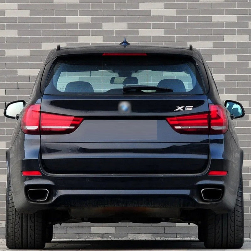 Car Craft Compatible With Bmw X5 F15 Upgrade Convert To M Sport M Performance M Tech Mt Bodykit Body Kit Front Rear Bumper Front After Lip Diffuser Skirt Splitter Exhaust Tip Pipe Wheel Arch Gc F15 009