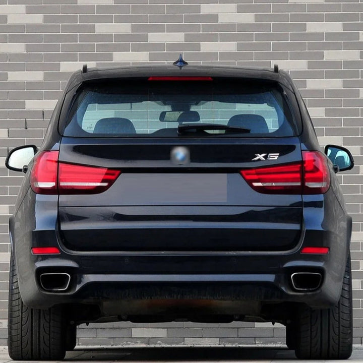 Car Craft Compatible With Bmw X5 F15 Upgrade Convert To M Sport M Performance M Tech Mt Bodykit Body Kit Front Rear Bumper Front After Lip Diffuser Skirt Splitter Exhaust Tip Pipe Wheel Arch Gc F15 009