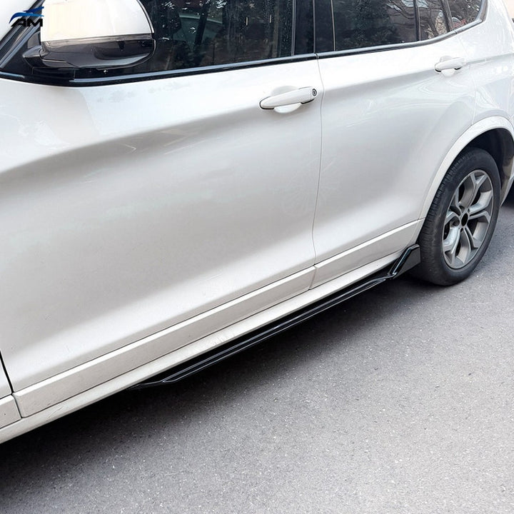 Car Craft Compatible With Bmw X3 F25 X4 F26 M Sport 2011-2017 Side Skirt Splitter Trim Running Board Zst-1489 Gb Glossy Black