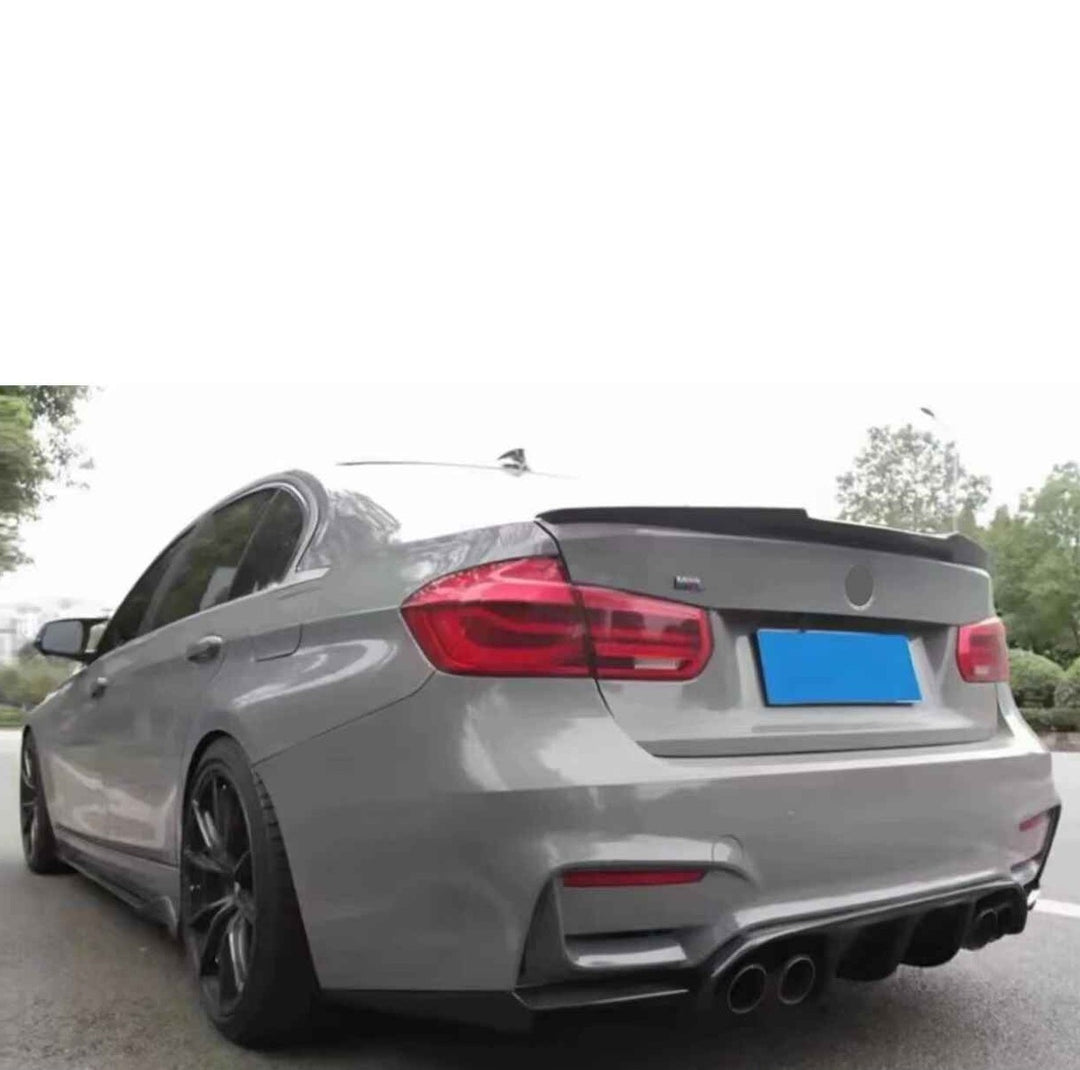 Car Craft Compatible With Bmw 3 Series F30 2012-2018 Rear Bumper After Rear Lip Diffuser F80 M3 Style - CAR CRAFT INDIA